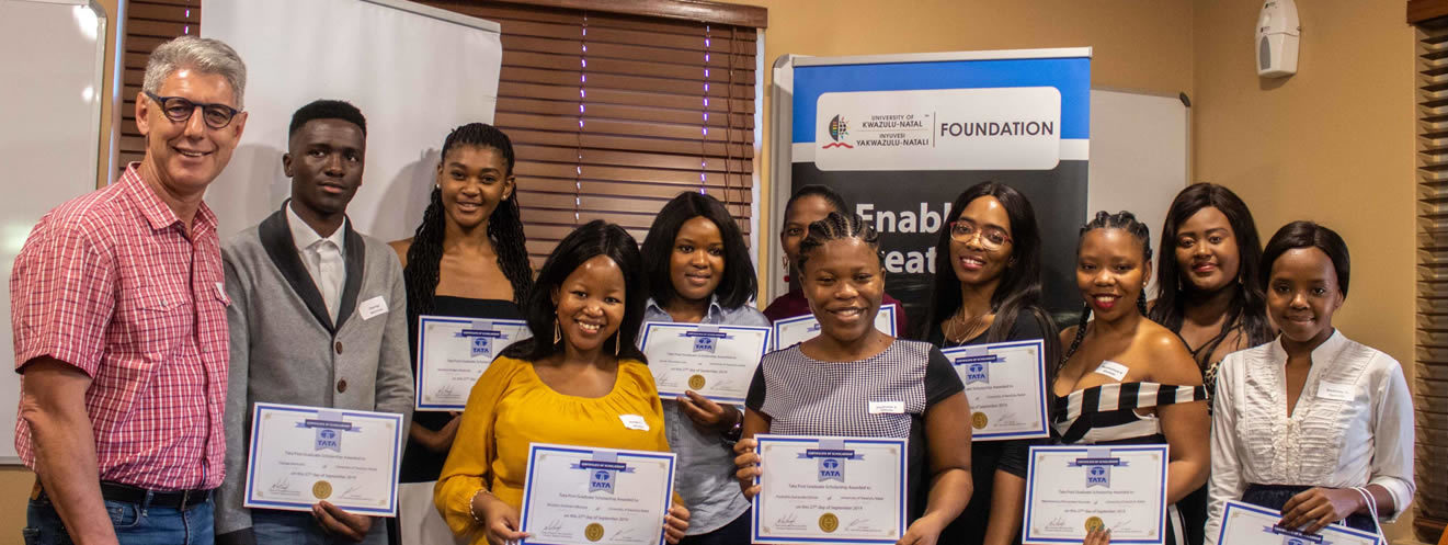 UKZN Students Receive Scholarships Worth over R800 000 from Tata