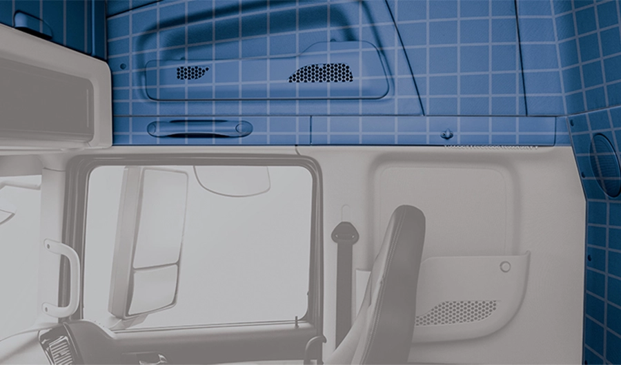 Reduced interior noise
