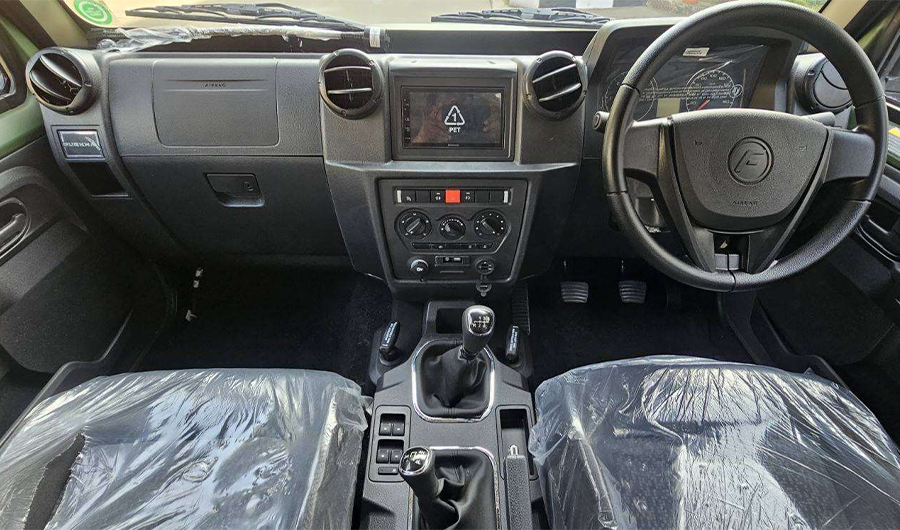 Gurkha Pick-Up Interior