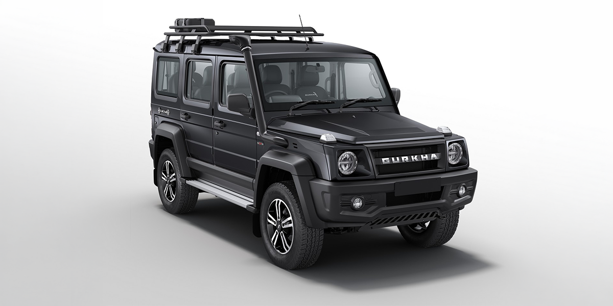 Gurkha 5 Door Black