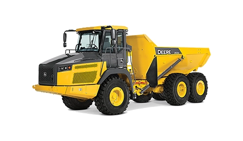 John Deere articulated dump truck for heavy-duty construction and earthmoving