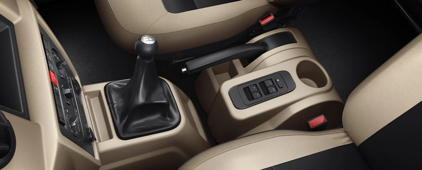 Force Motors Trax Range brown interior 