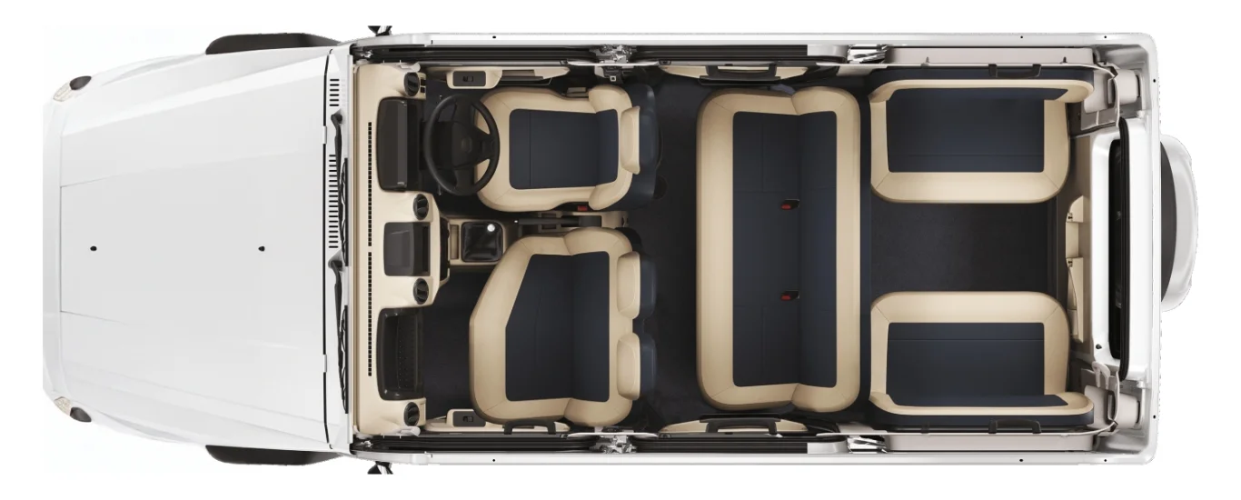 Force Motors Trax Range seating