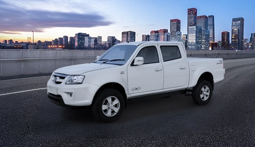 White Tata Xenon double cab pickup truck