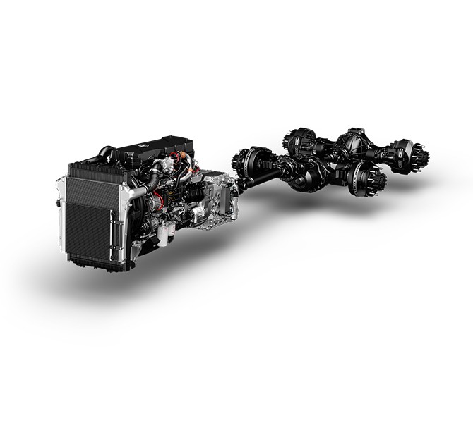 Advanced fuel-efficient driveline
