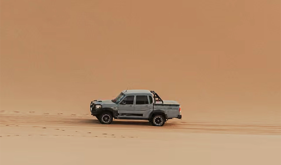 Heavy weather? Harsh terrain? You're in the right bakkie.