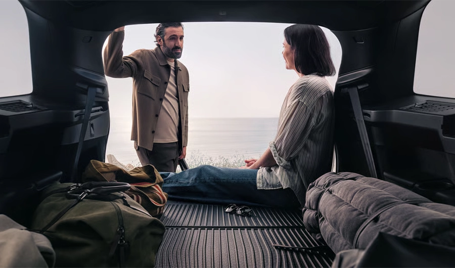 Spacious and flexible boot