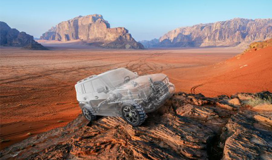 HIGH OFF-ROAD CAPABILITY