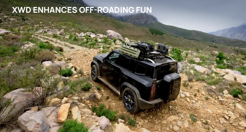 XWD ENHANCES OFF-ROADING FUN