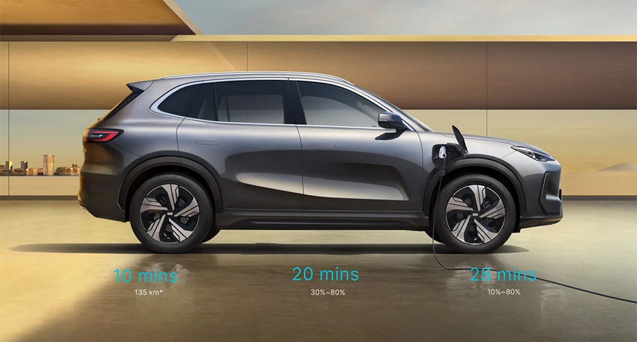 SHORT BLADE BATTERY - CHARGING SPEED