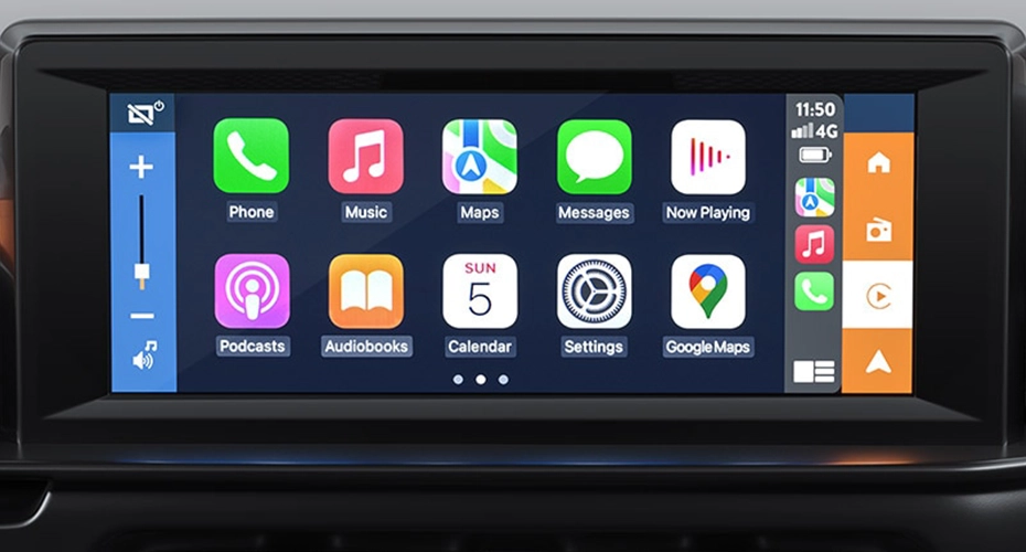INFOTAINMENT SYSTEM WITH 7" TFT CLUSTER