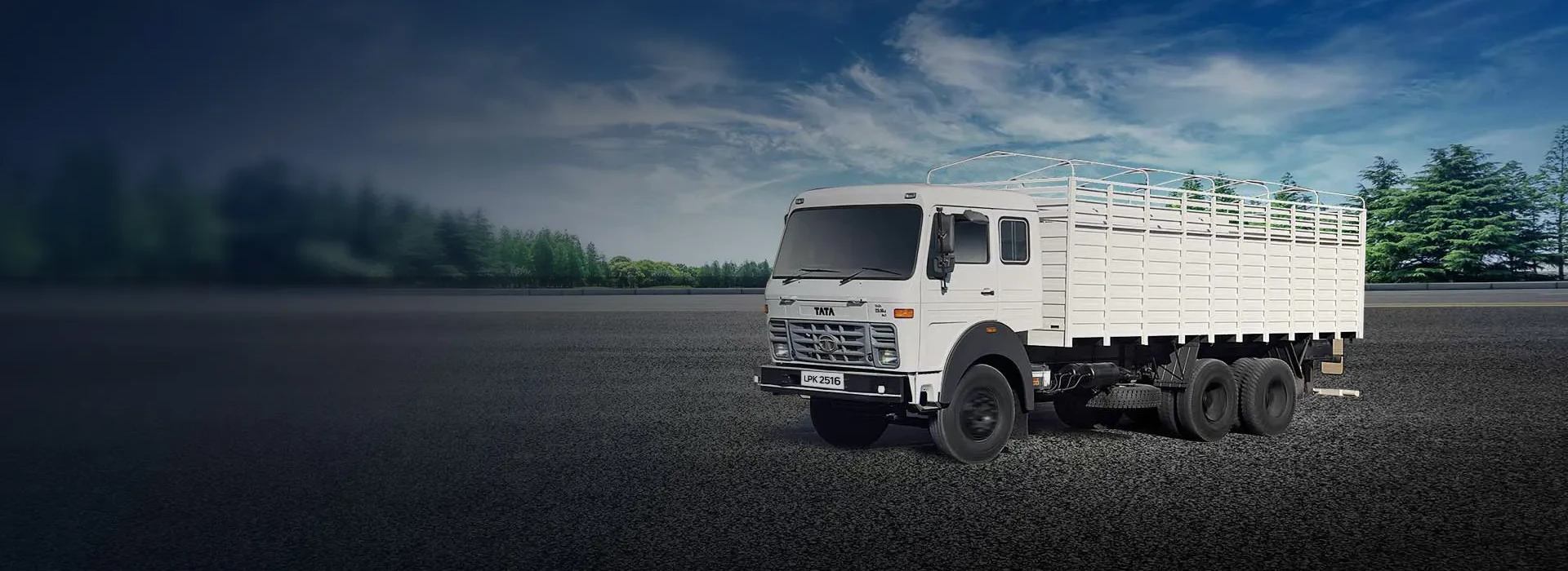 Tata LPT 2516 heavy commercial cargo truck wide banner image