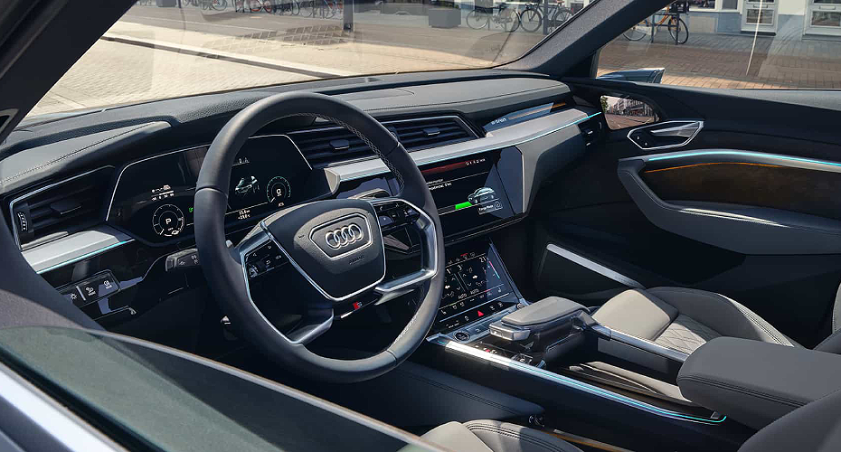 Even the interior is extroverted