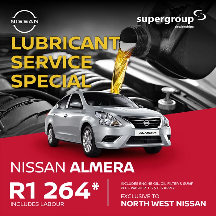 Nissan Almera Lubricant Service Special
