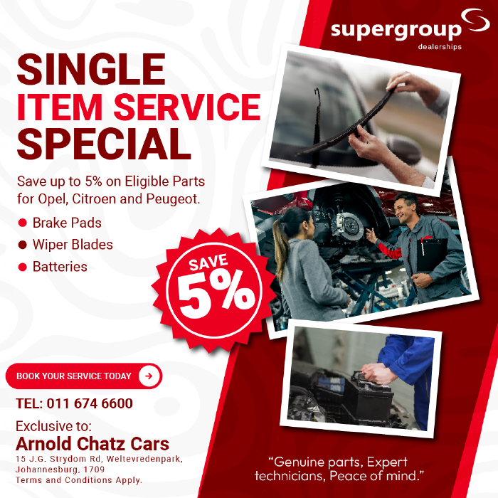 Single Item Service Special