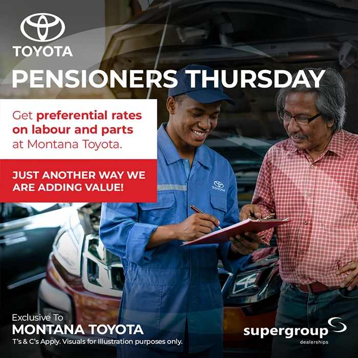 Pensioners Thursday Offer
