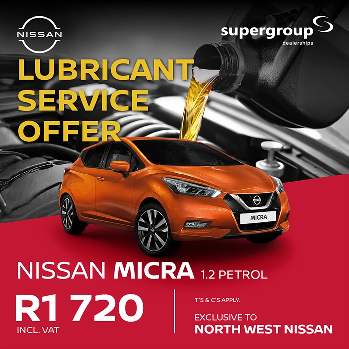 Nissan Micra 1.2 Petrol Lubricant Service Offer