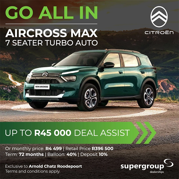 Citroen Aircross Max 7 Seater