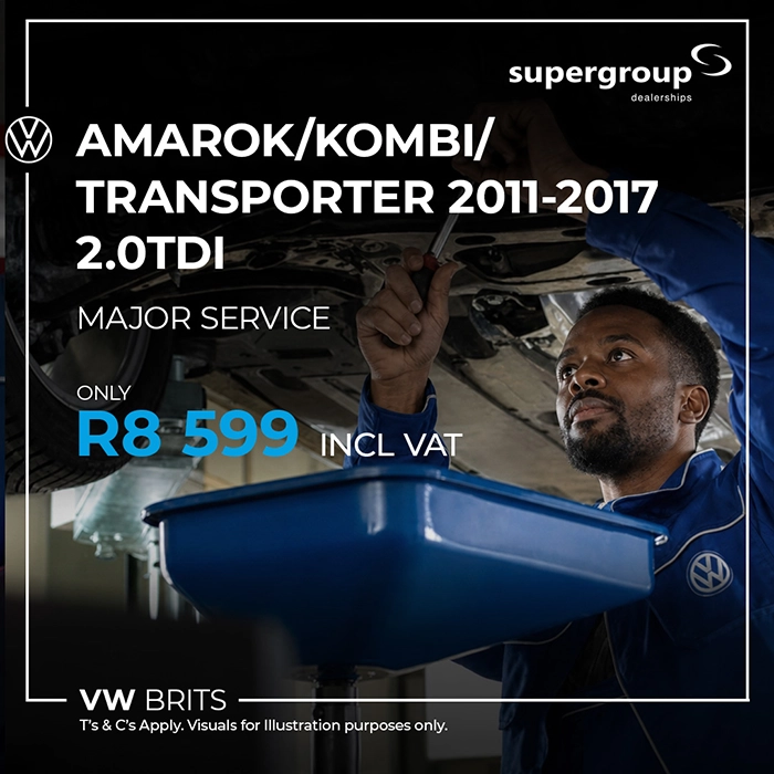 Amarok or Kombi or Transporter 2011-2017 2.0TDI Major service  
