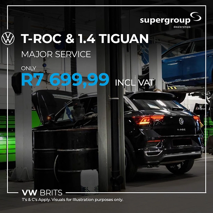 T-Roc and 1.4 Tiguan Major Service