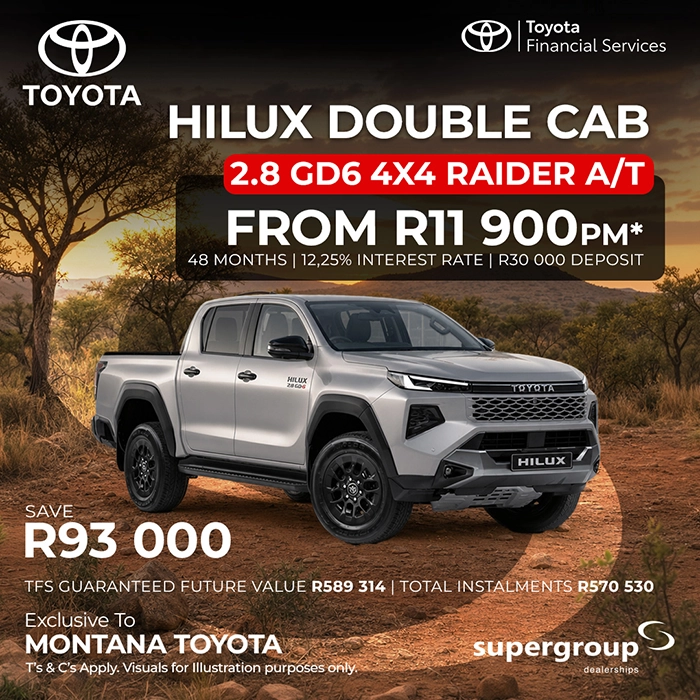 Hilux Double Cab 2.8 GD6 4x4 Raider AT