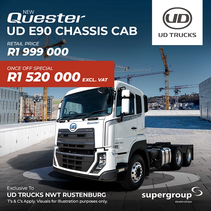 UD Quester E90 Chassis Cab Offer