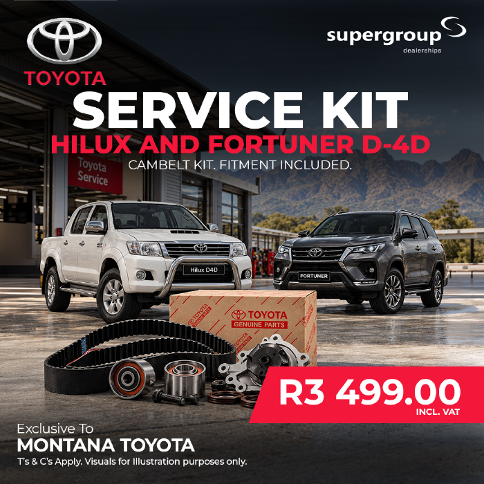 Hilux and Fortuner D-4D Service Kit