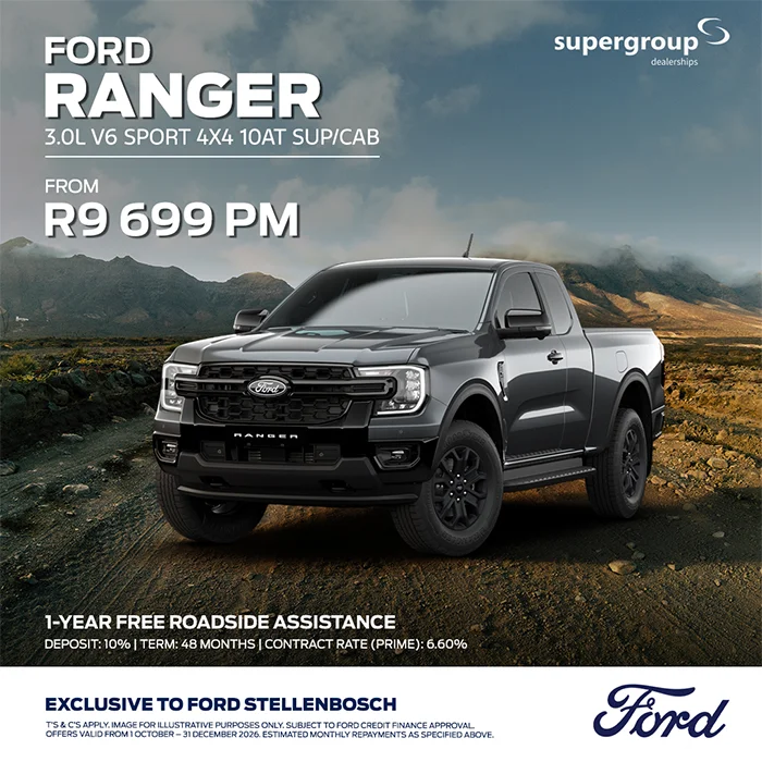 Ranger 3.0L V6 Sport 4X4 10AT SUPCAB