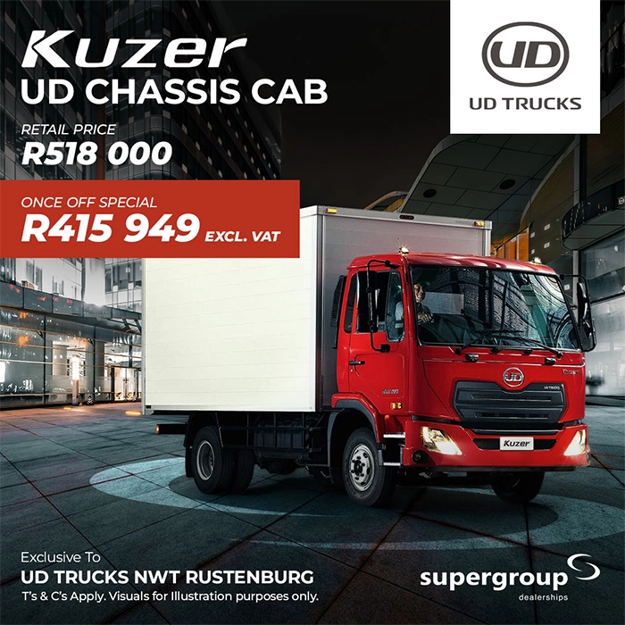 UD Kuzer Chassis Cab Offer