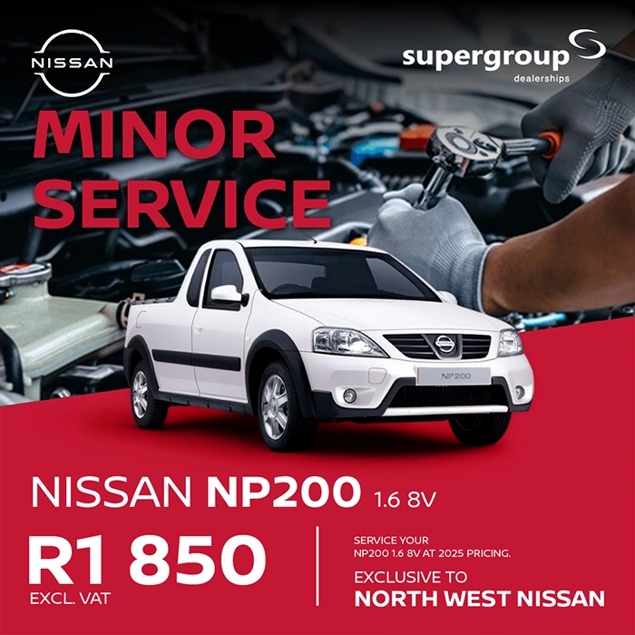 Nissan NP200 1.6 8V Minor Service