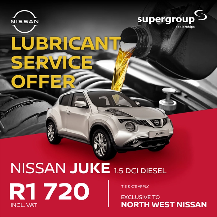 Nissan Juke 1.5 dCi Diesel Lubricant Service Offer