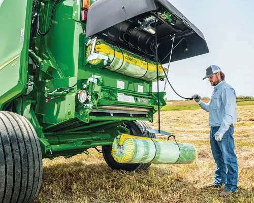 An Easy Way to Load Net Wrap
